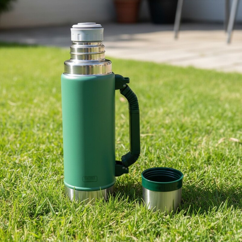 Temo de acero Inox Comet 1,25 Lt Verde
