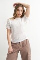 Remera manga corta BLANCO