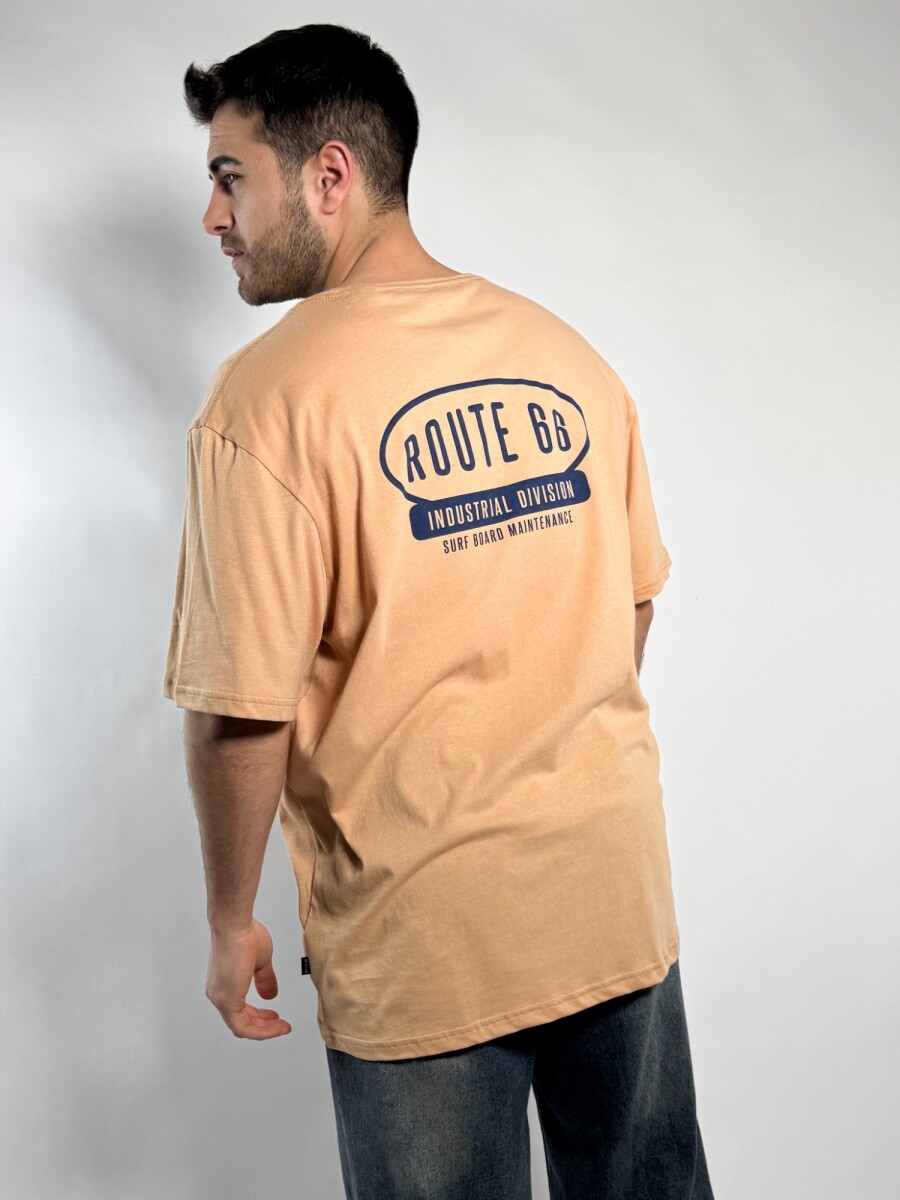 Remera Polino - Camel 