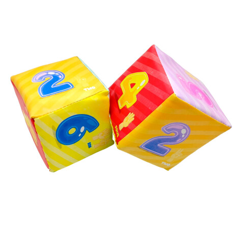 Set De 6 Pelotas Cubos Blandos Grandes Bebes Niños Jug030003