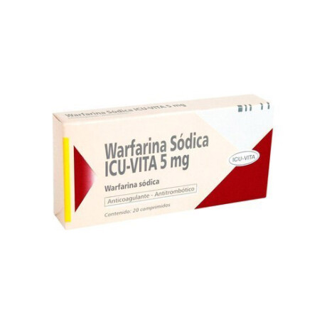Warfarina Icu 5mg 20 COM Warfarina Icu 5mg 20 COM