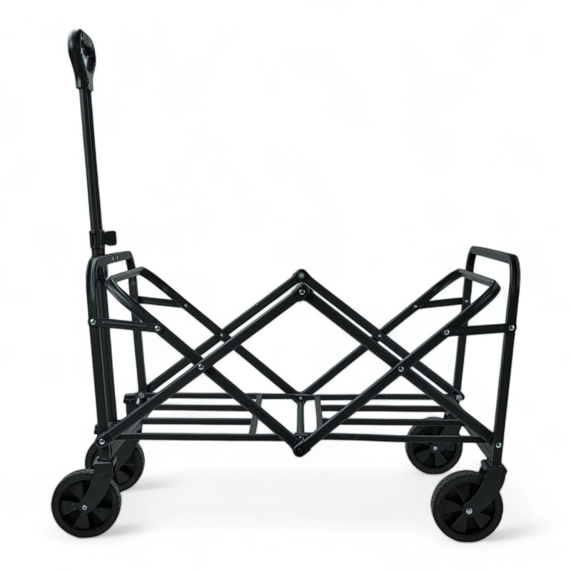 Carro 4 Ruedas Plegable Playa Camping Exteriores 120 Kg Blanco