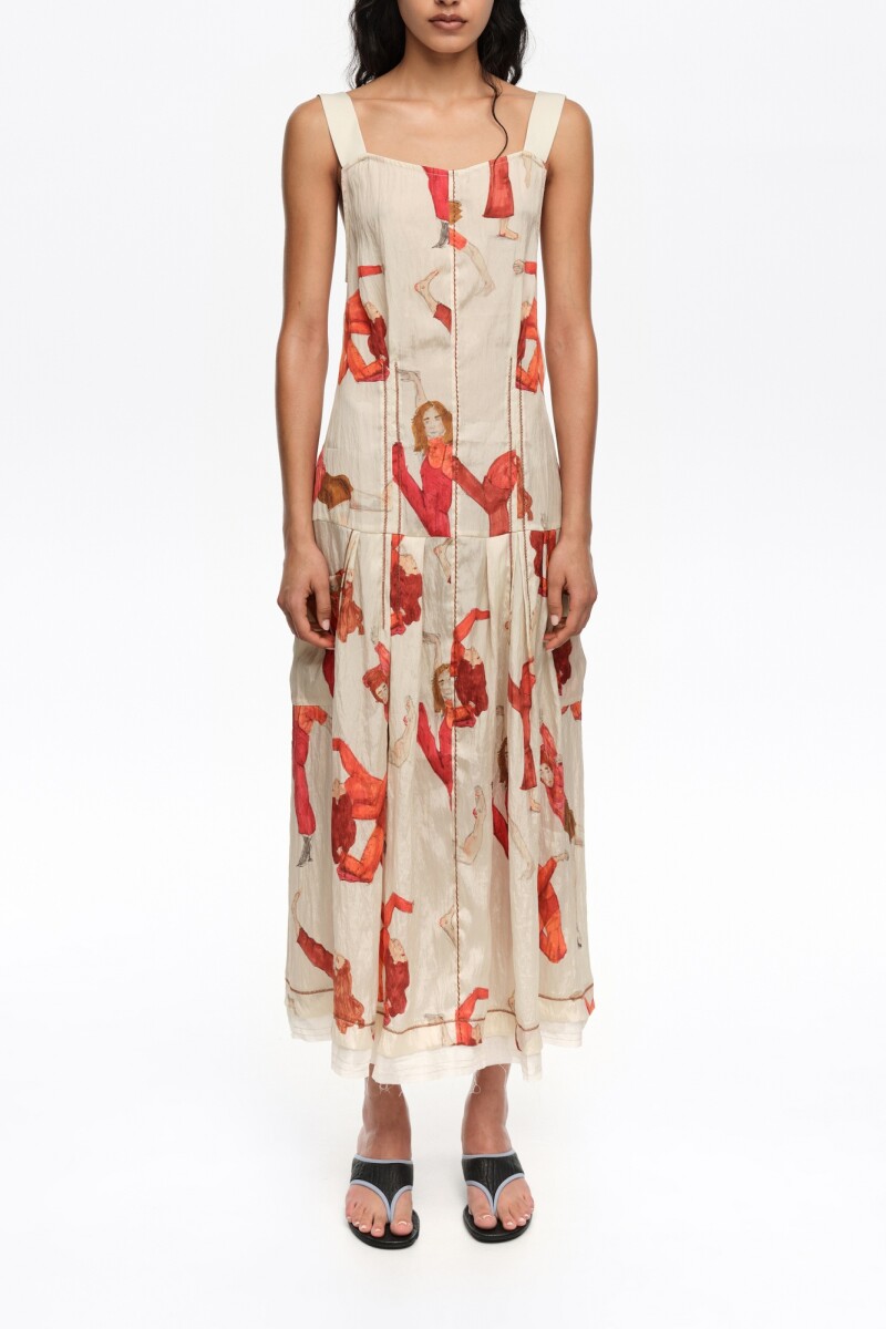 VESTIDO TIRANTES Estampado