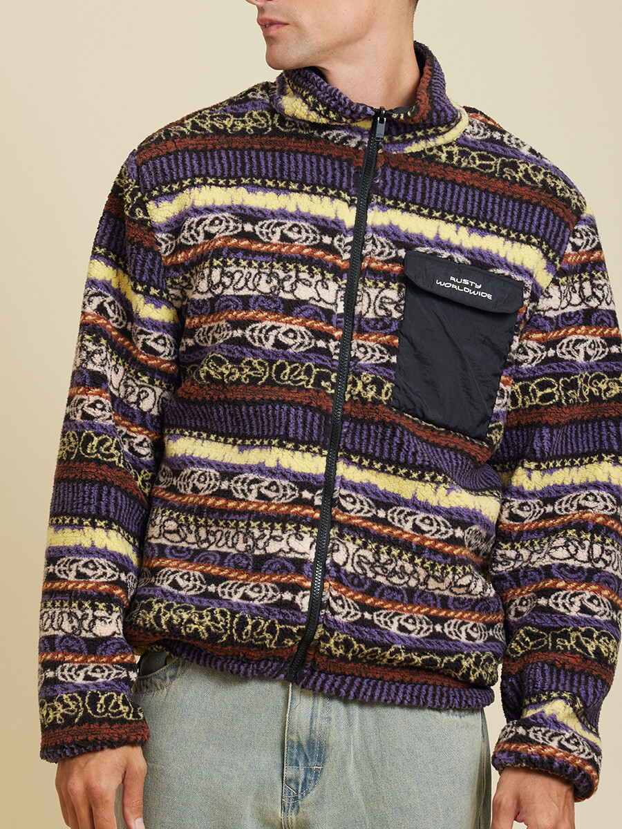 CAMPERA ARNAU ( SHERPA ) RUSTY - Amarillo 