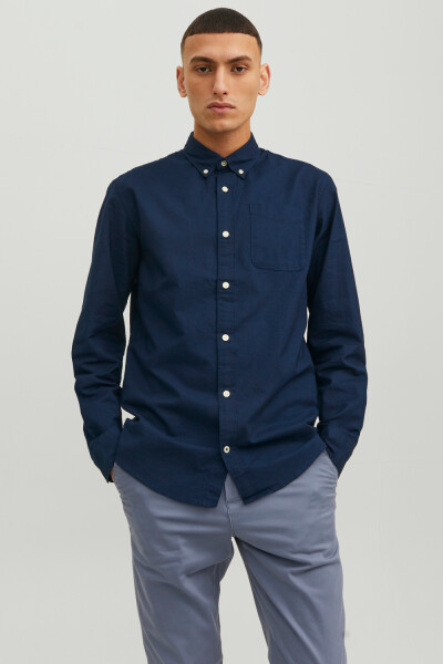 CAMISA OXFORD Navy Blazer