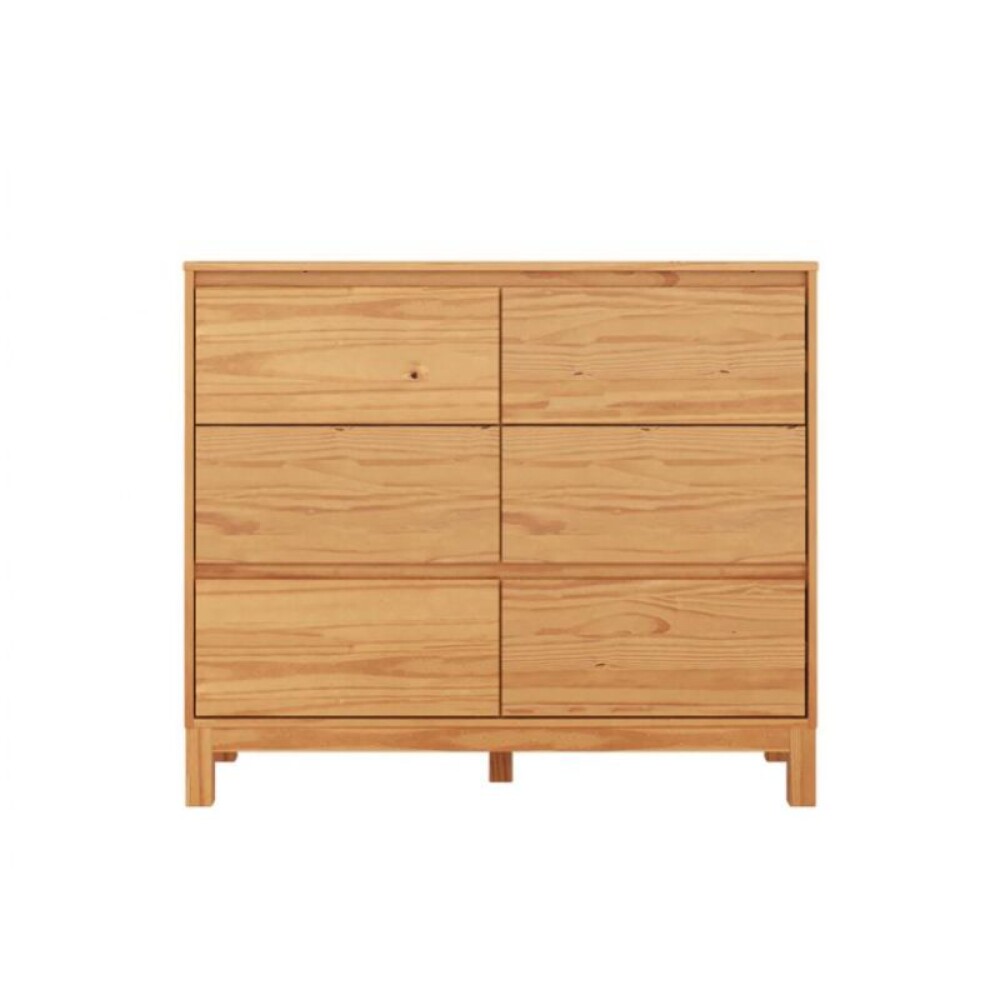 Cómoda 6 Cajones - Madera Maciza - Square Cómoda 6 Cajones - Madera Maciza - Square