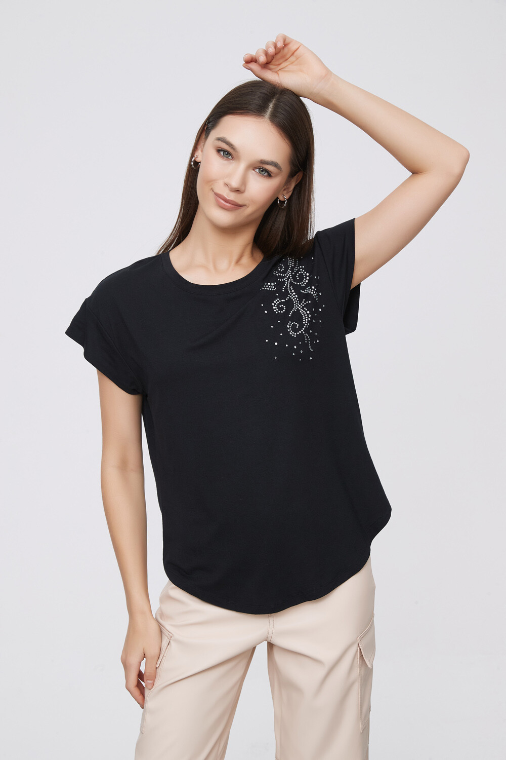 Remera Brianza Negro