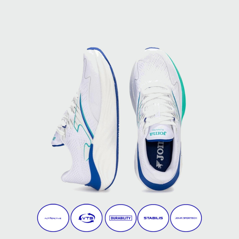 R.6000 MEN02 BLANCO TURQUESA BLANCO-TURQUESA