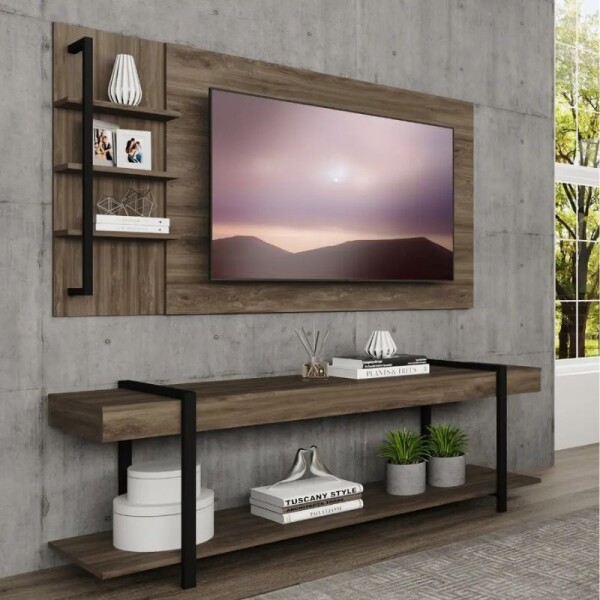 RACK PARA TV 50" - LEGNO/NEGRO RACK PARA TV 50" - LEGNO/NEGRO