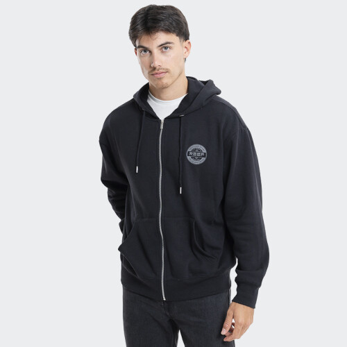Campera Reef Zipper Negro