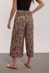 PANTALÓN NOOR ESTAMPADO NEGRO Y LILA