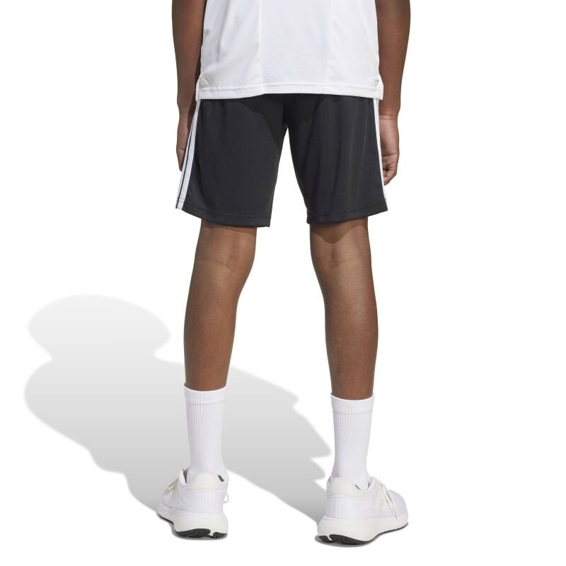 Short de Niños Adidas Es JRS Negro - Blanco