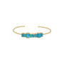 Pulsera Karvik Jade negro Plata 925 bañada de oro 18k 0