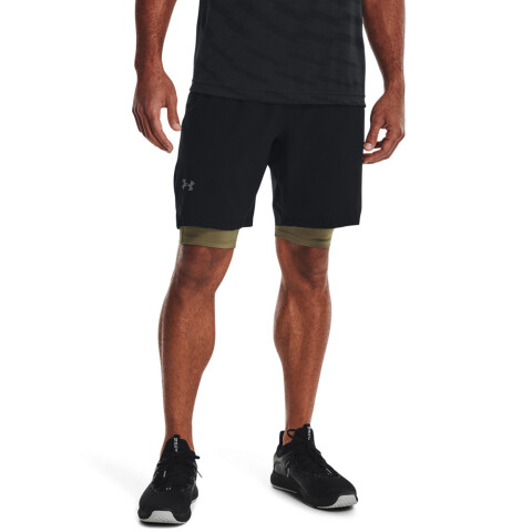 UA Vanish Woven 8in Shorts-BLU BLK-001