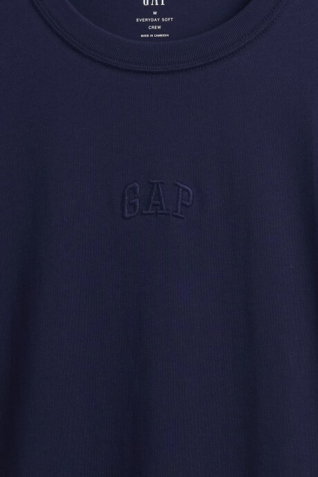 Remera Mini Logo Gap Hombre New Navy