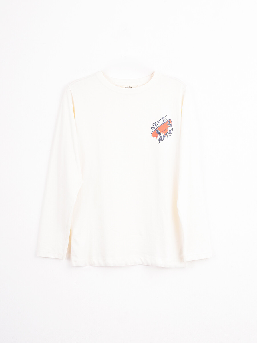 REMERA M/L ITEM - OFF WHITE 
