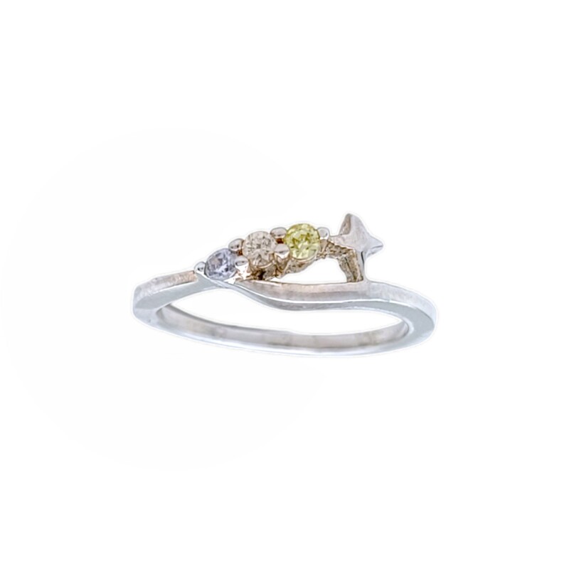 Anillo Estrella-Plata 925-Piedra Zirconia Varias-AN3250 conpiedra