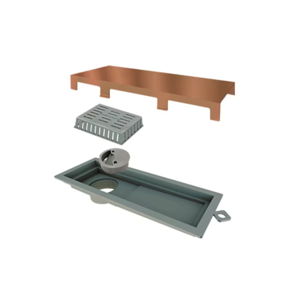 Receptaculo tapa ac inox red gold 25cm Tiny ELEVE Receptaculo Tapa Ac Inox Red Gold 25cm Tiny Eleve