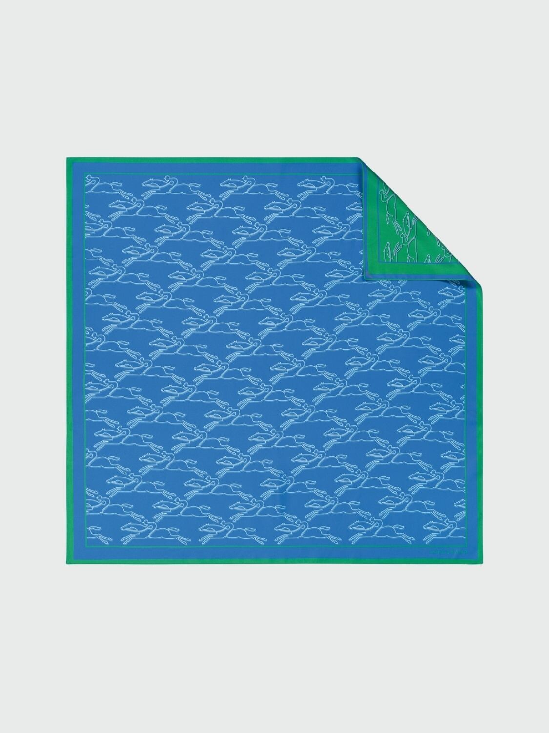 Longchamp -PAÑUELO DE SEDA 70 Estampado
