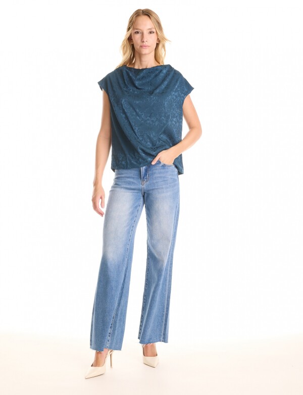 Blusa Noche Labrada PETROLEO