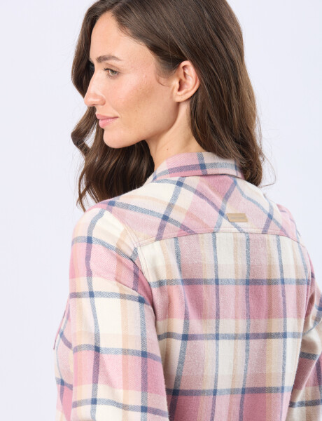 CAMISA VIYELA CUADROS Piedra