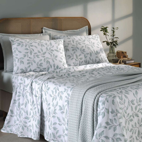 Juego Sábanas 2 Plazas Dohler 150 Hilos 100% Algodón Valesca