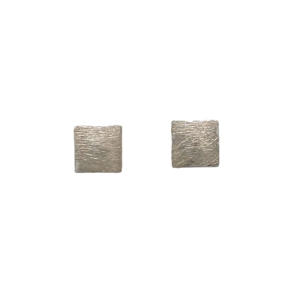 Caravanas Cuadrado-Plata 925 esterlina-Sin piedra-CA3540 sinpiedra