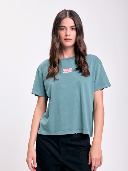 Remera estampa Verde