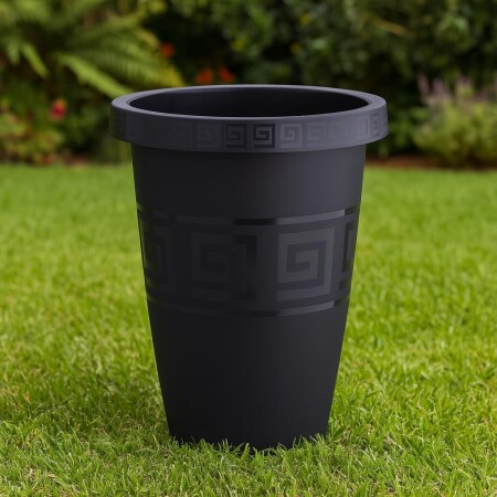 MACETA CILINDRICA 32 LITROS NEGRO REF 0492 NEGRO