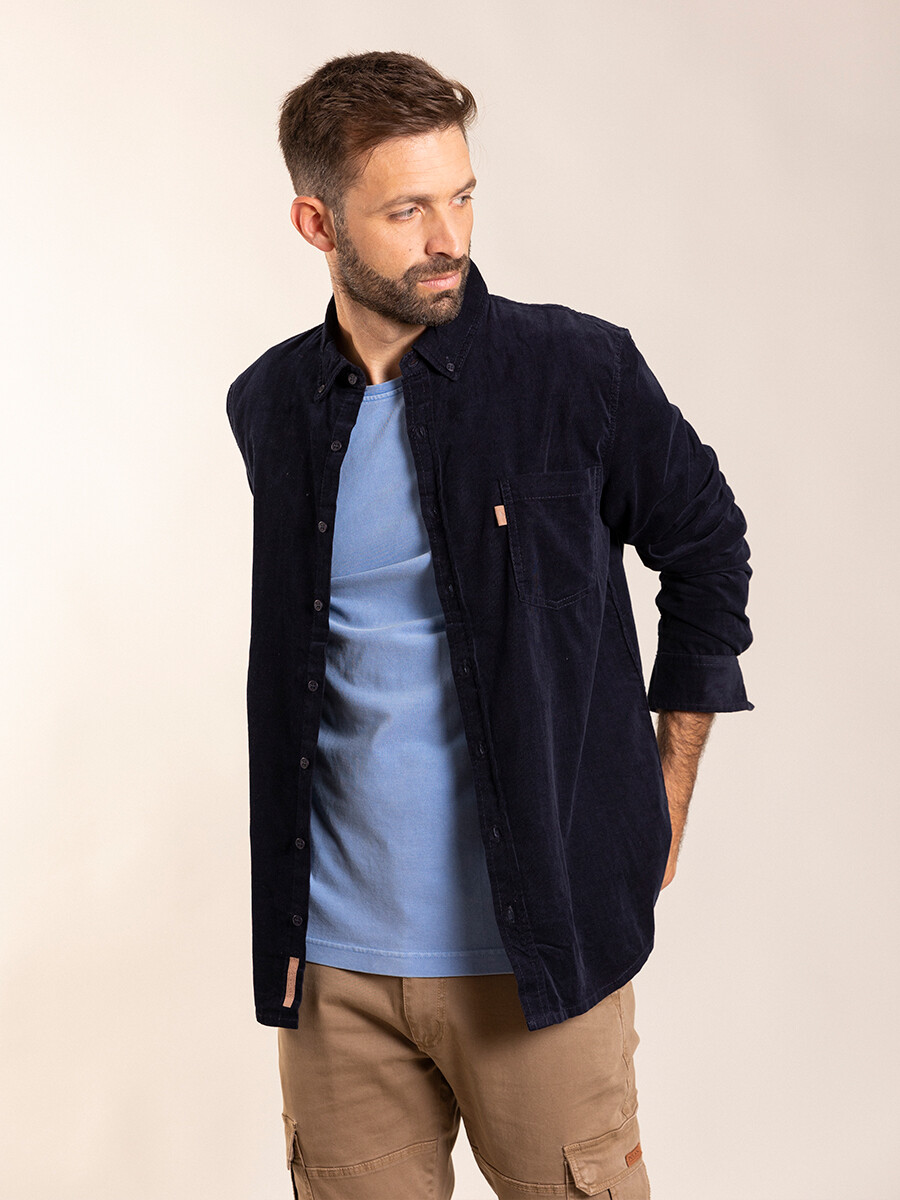 CAMISA CATANIO POLANCO - Azul Marino 