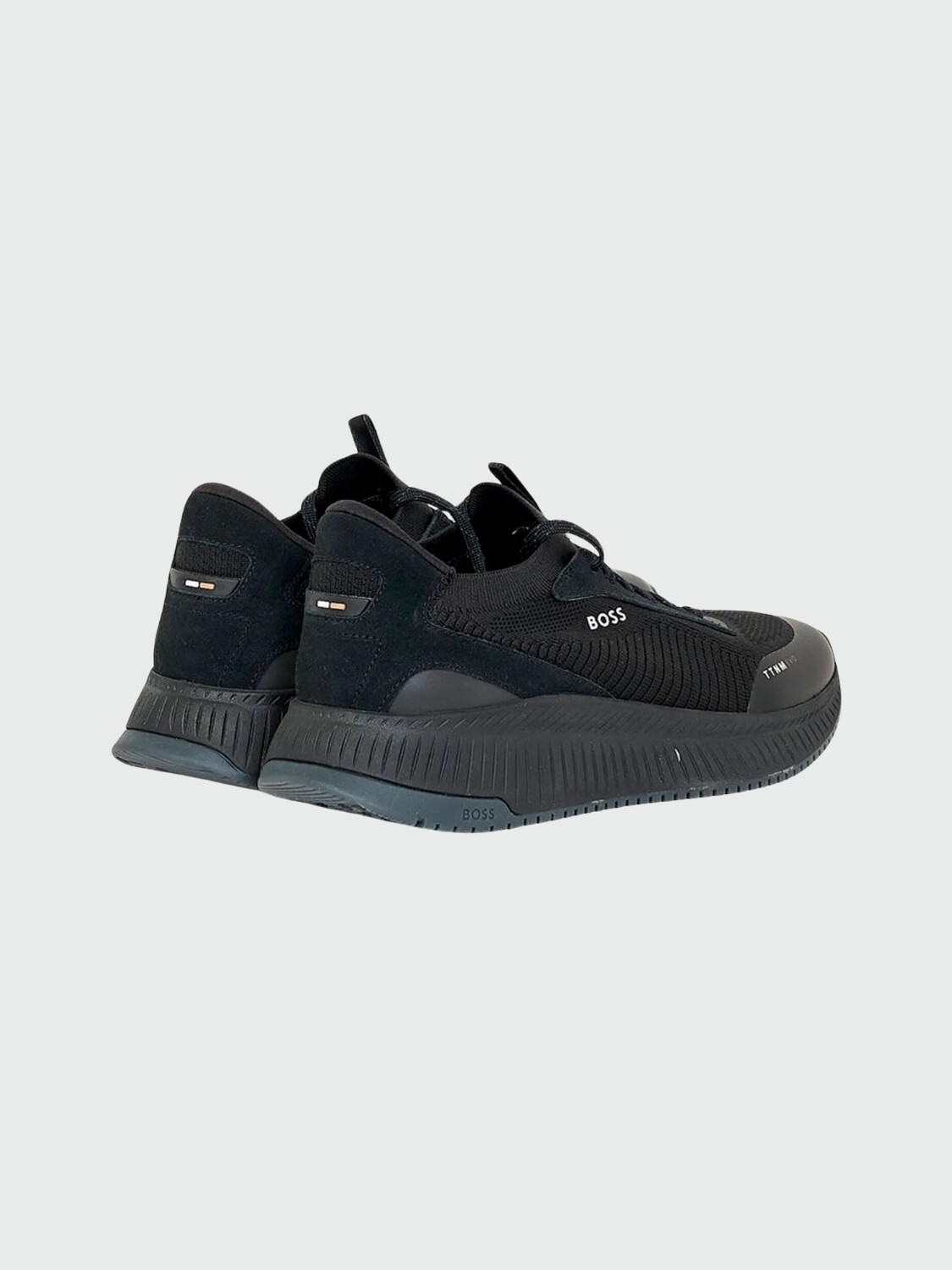 BOSS - Championes de punto, TTNM EVO Negro Estampado