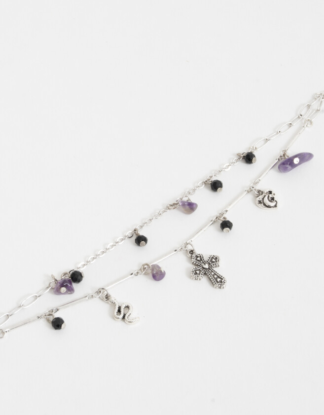 Pulseras Flexibles Sets Pulsera Flexible Multidijes - Plateado