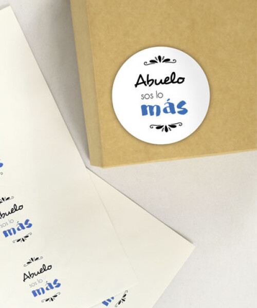 Stickers abuelos plancha DISEÑO 6