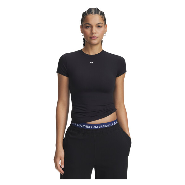 Remera UA Motion Fitted SS Mujer 6013774-008 Negro