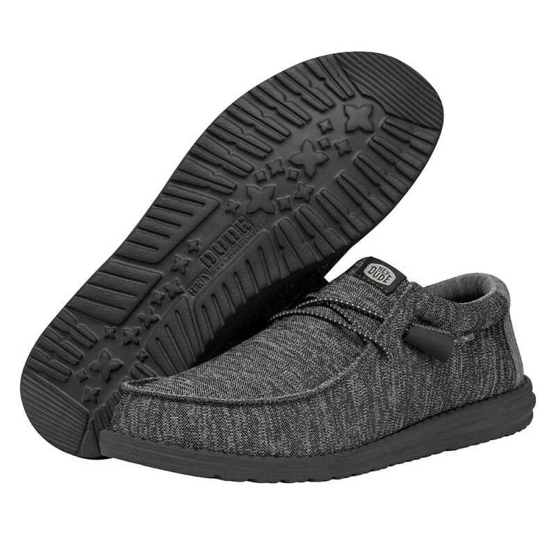 Alpargatas Wally Sport Knit Hombre Charcoal
