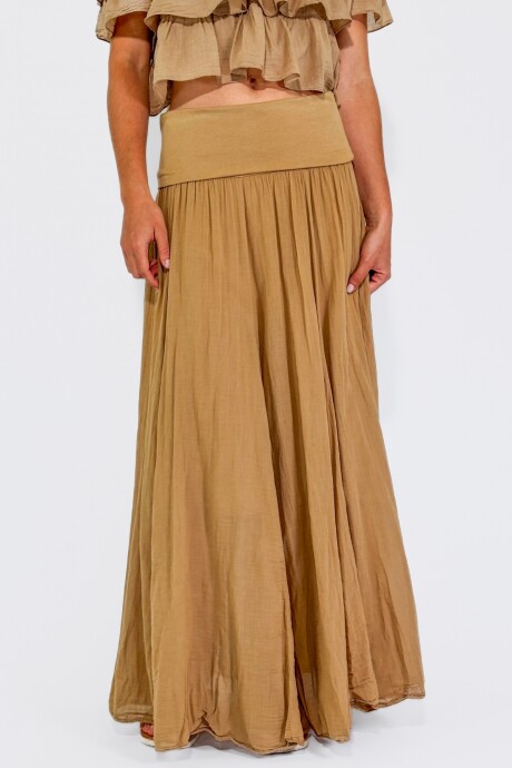 POLLERA BRENTA Camel
