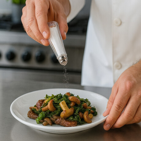 Salero torre vidrio 30 ml Salero torre vidrio 30 ml