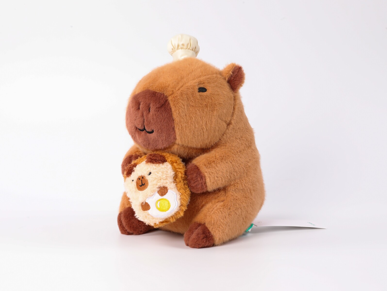 PELUCHE DE 23 CM (CAPIBARA MARRÓN CON TOSTADAS) 