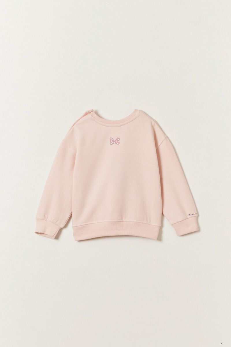 Buzo deportivo Estampa Minnie Rosa