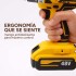 Taladro Percutor Atornillador Inalámbrico + 2 Baterías + Acc Color Amarillo Negro