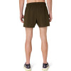 Short Running Asics Silver 5In Short Hombre Brown Stone