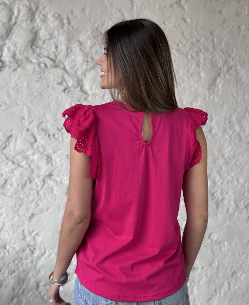 Blusa Aitana fucsia