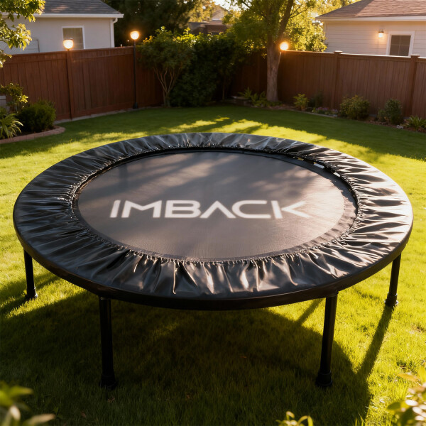 Mini Trampolin Plegable Cama Elástica Saltarín Fitness 102 Cm IMBACK Color Negro Mini Trampolin Plegable Cama Elástica Saltarín Fitness 102 Cm IMBACK Color Negro