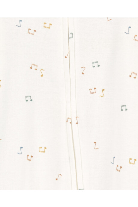 Pack dos pijamas una pieza de algodón, con pie, diseño música Pack dos pijamas una pieza de algodón, con pie, diseño música