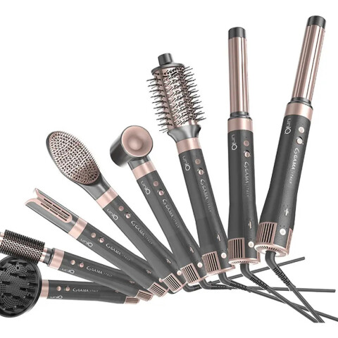 Multi Styler Ga.ma Italy Uniq Vibrance 8 En 1 1500 W CEPILLO GAMA MULTISTYLER 8EN1 VIBRANT