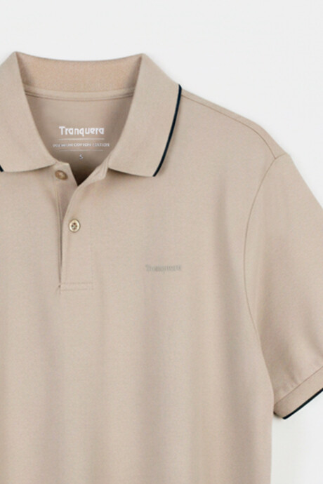 Remera Polo Tranquera Beige