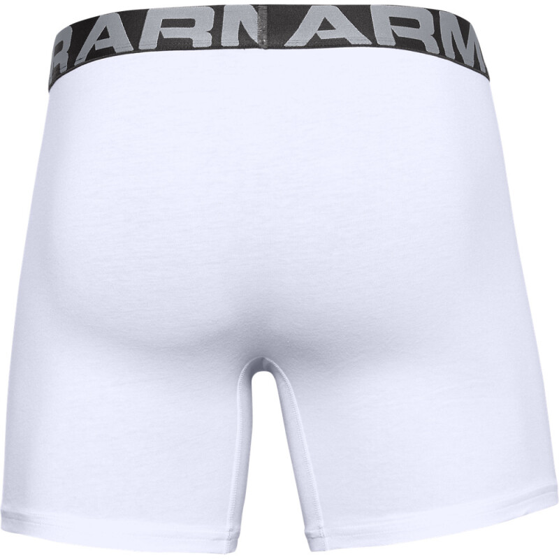 UA Charged Cotton 6in 3 Pack-RED WHT-100