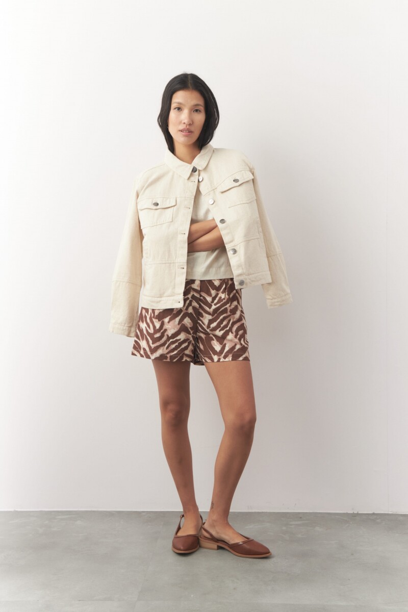 SHORT NUPIAL PRINT Animal Print