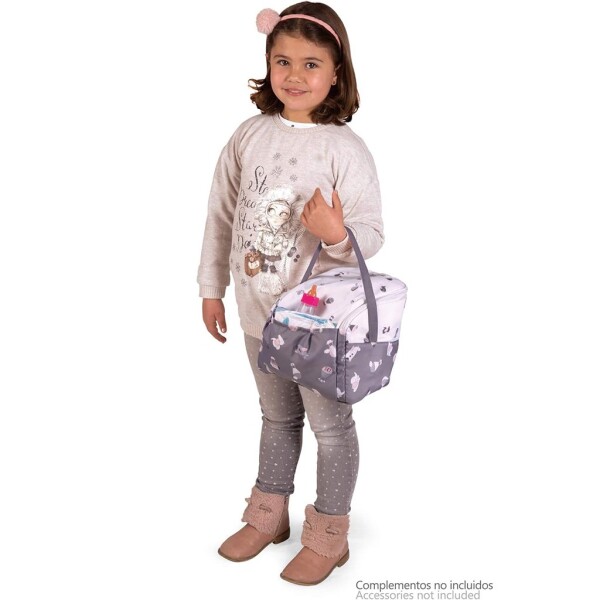 Set Coche Muñecas 3en1 Transportadora Bolso De Cuevas Sky Variante Color Gris