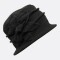Gorro De Abrigo Cloche Mujer Negro